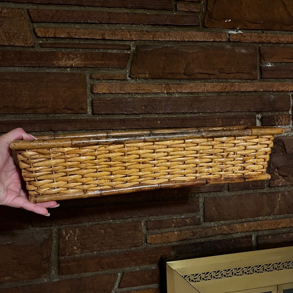Woven Rectangular Basket - Picture 4 of 5